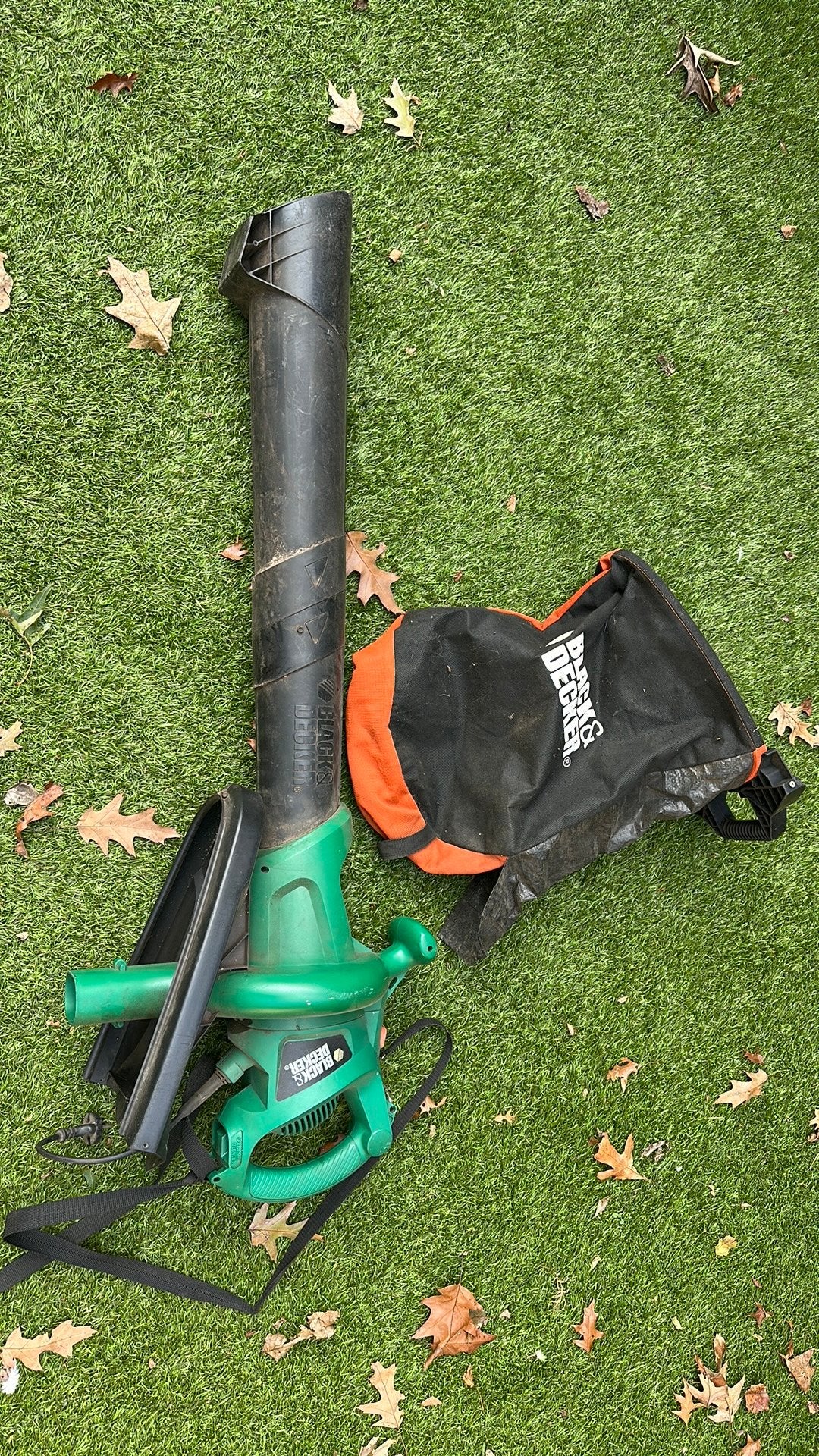 Bladblazer Black & Decker, Tuin en Terras, Ophalen, Gebruikt, Elektrisch