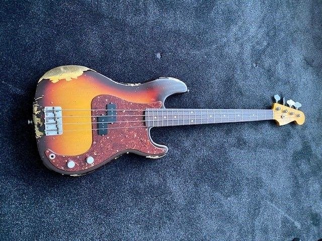 1960 Fender Precision Custom Shop Bass, Ophalen, Gebruikt, Elektrisch