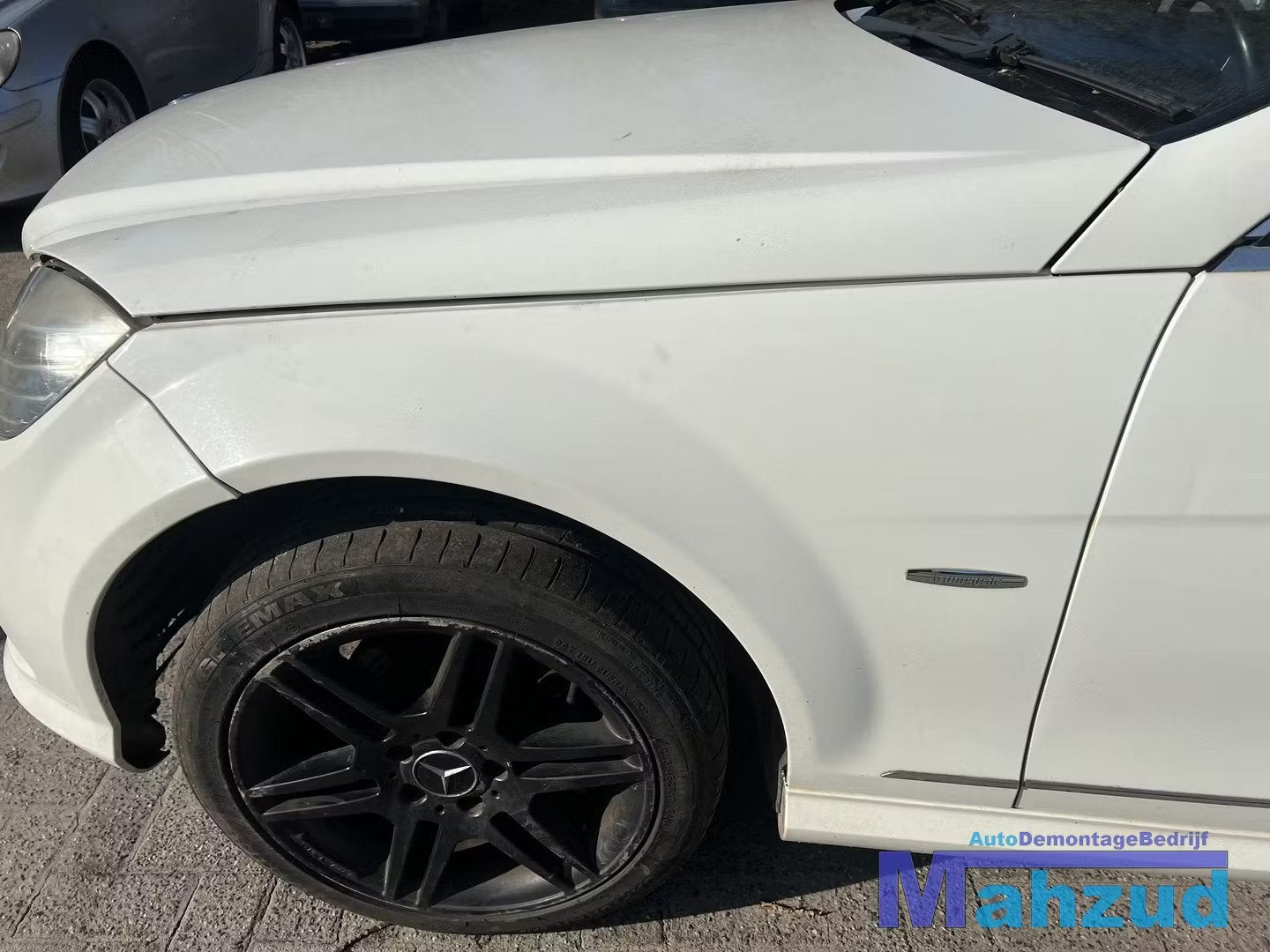 MERCEDES C klasse W204 wit C650 links voorscherm 2008-2011, Gebruikt, Mercedes-Benz AG, Mercedes-Benz, Voor