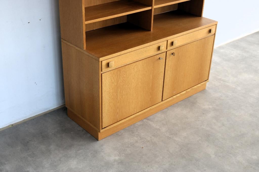 vintage boekenkast | eiken | jaren 60 | Ulferts, ., Eikenhout, ., 150 tot 200 cm