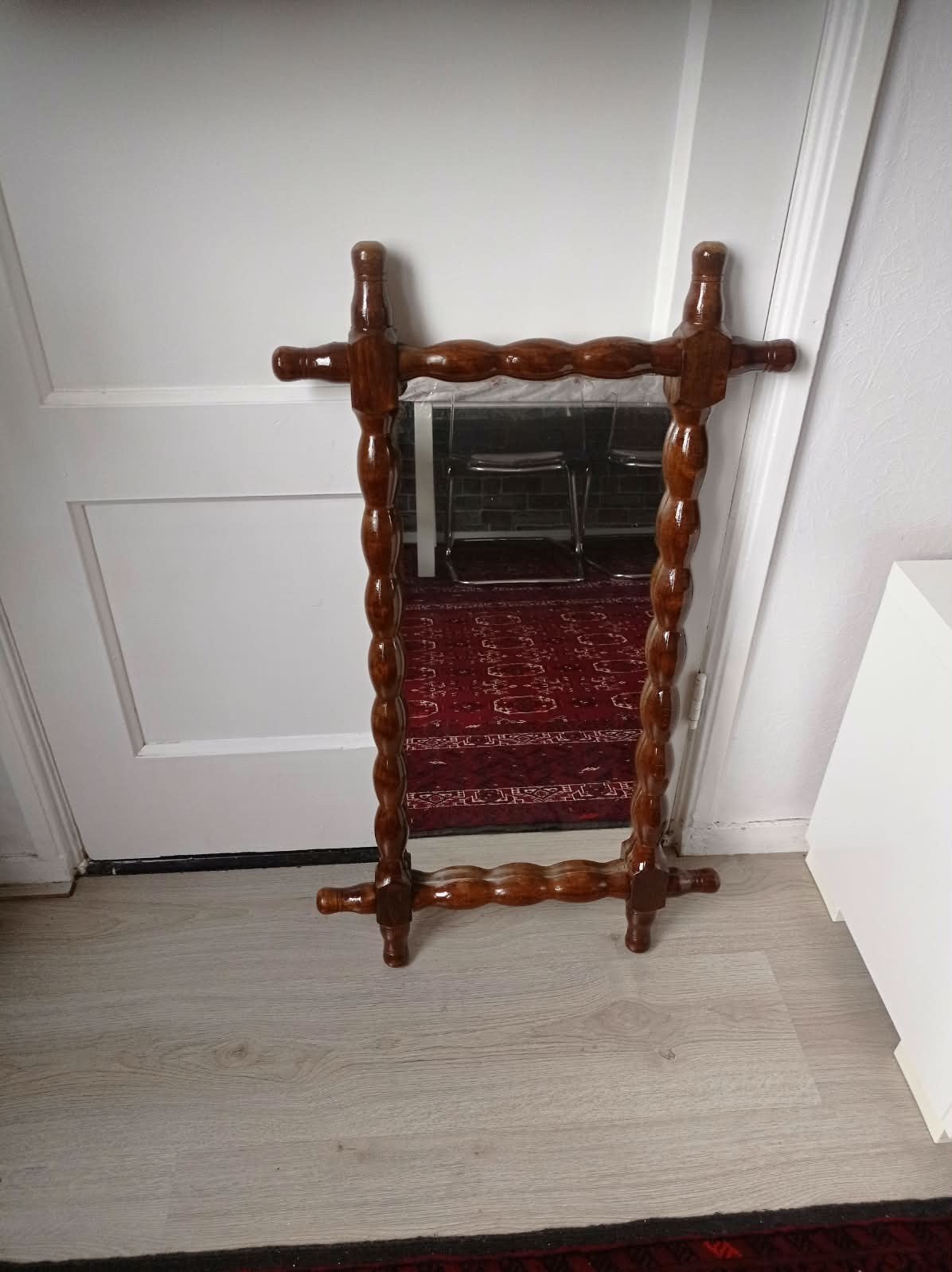 Vintage plantentafel rotan bamboe hout, Ophalen of Verzenden