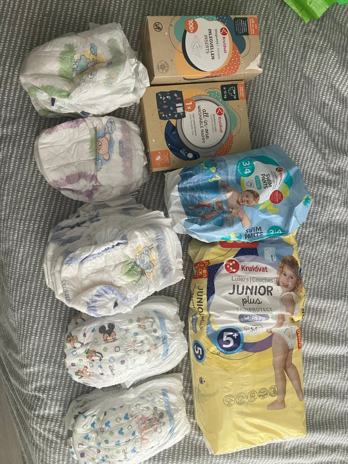 Kruidvat luiers, zwemluiers en wasbare luier accessoires, Ophalen of Verzenden, Nieuw