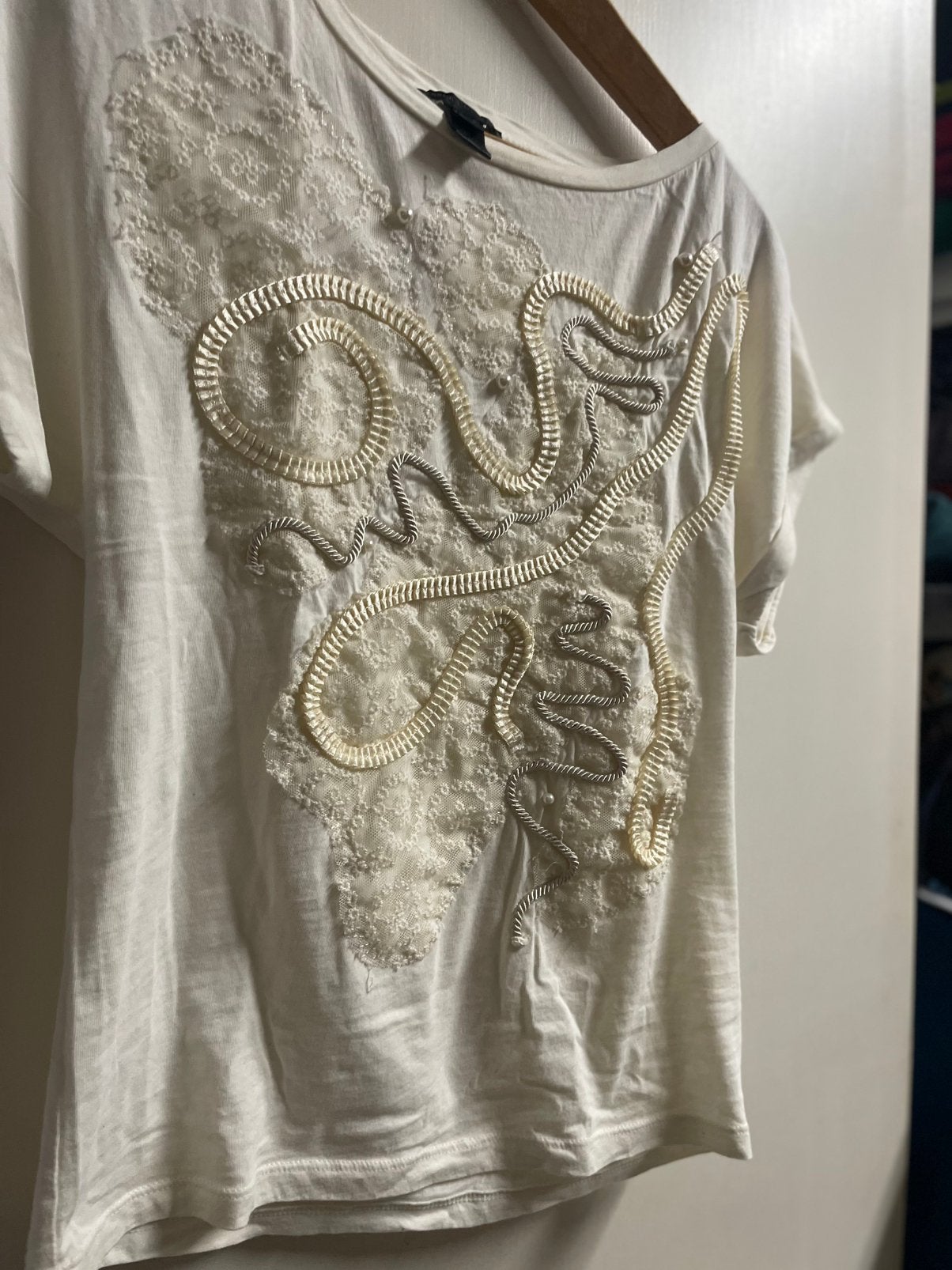 Mooi Mango truitje met borduursel. Maat, Ophalen of Verzenden, Gedragen