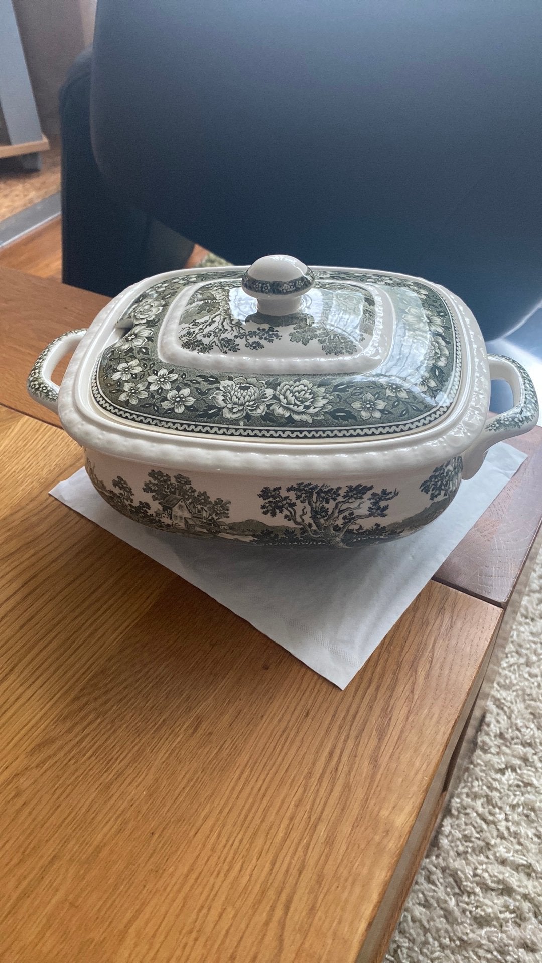 Villeroy & Boch Rusticana Groen – Dekschaal / Soepterrine, Antiek en Kunst, Ophalen