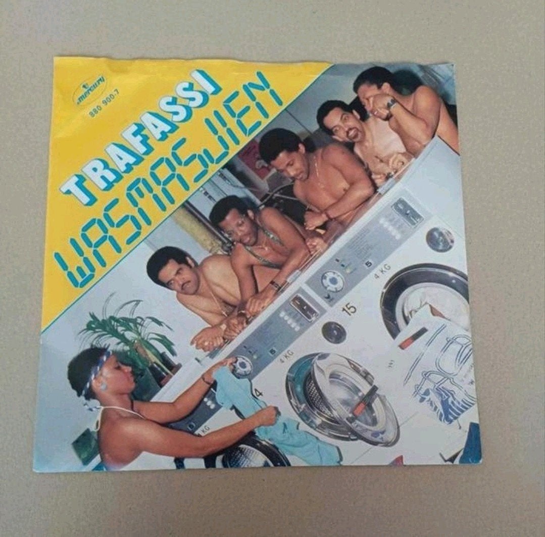 Trafassi  - Wasmasjien, Cd's en Dvd's, Vinyl Singles, Gebruikt, Beschermende buitenhoes, Single, 1980 - 1989, Pop, 7 inch, Ophalen of Verzenden