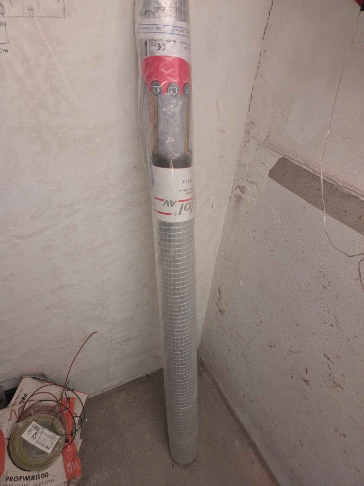 Dampdichte, waterdichte gewapende folie - 37,5 m², Doe-het-zelf en Verbouw, Ophalen, Nieuw, 15 m² of meer, Folie