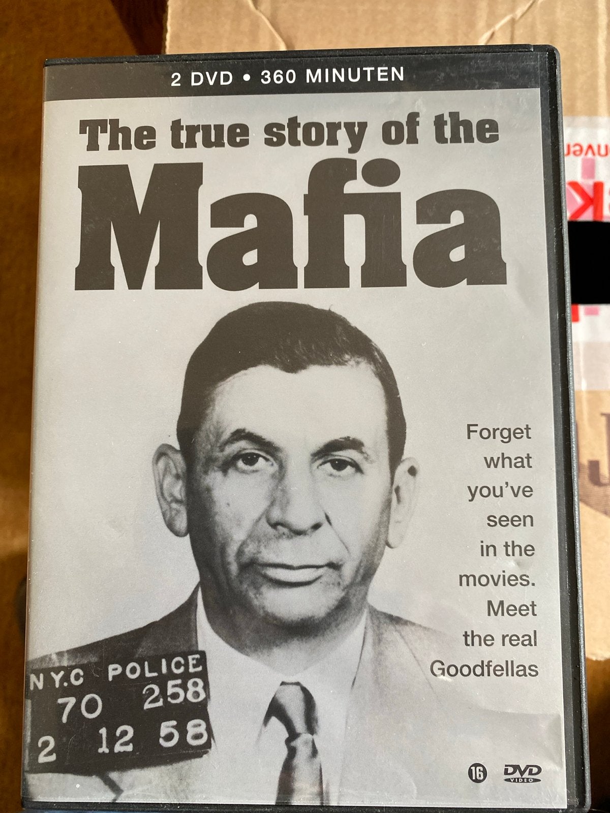 The True Story of the Mafia - 2 DVD Set (360 Minuten), Vanaf 16 jaar, Ophalen of Verzenden, Gebruikt, Maffia en Misdaad
