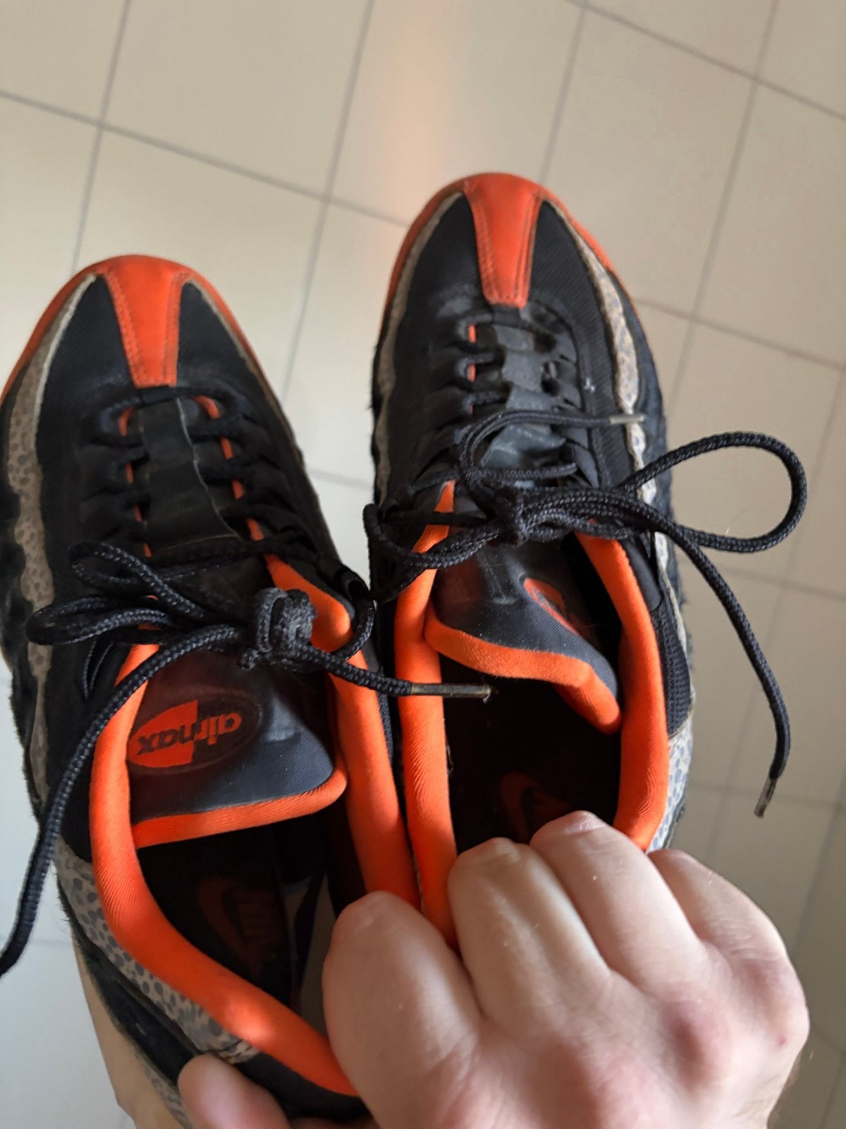 Nike Air Max 95 - Safari maat 46, Ophalen, Gedragen, Zwart, Sneakers of Gympen