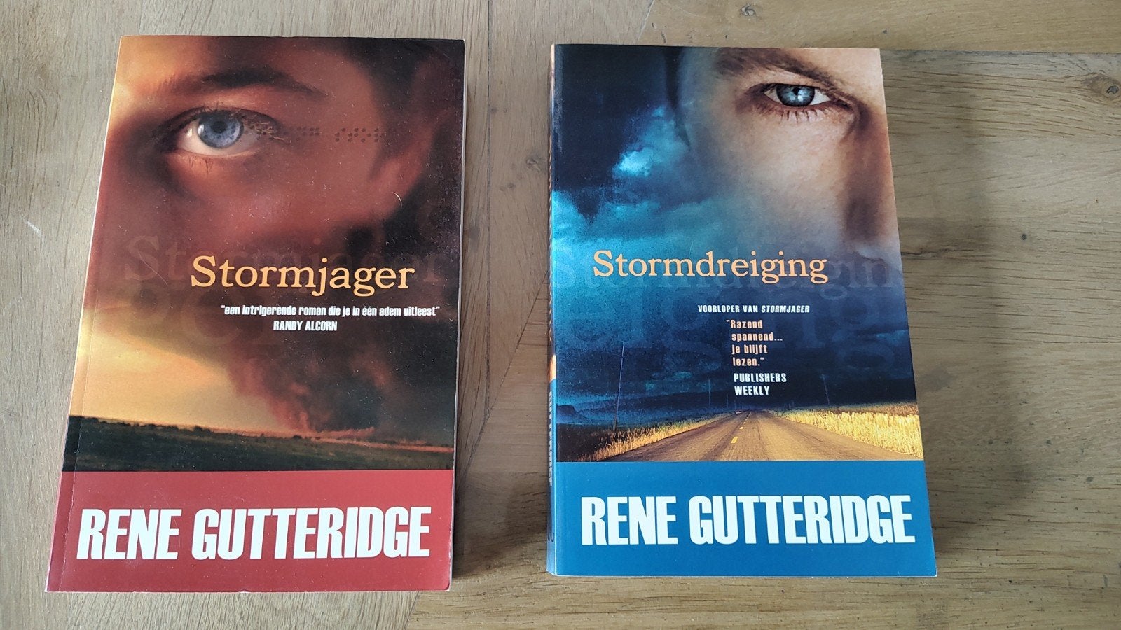 Stormjager & Stormdreiging - Rene Gutteridge (deel 1 & 2), Ophalen of Verzenden, Zo goed als nieuw, Rene Gutteridge