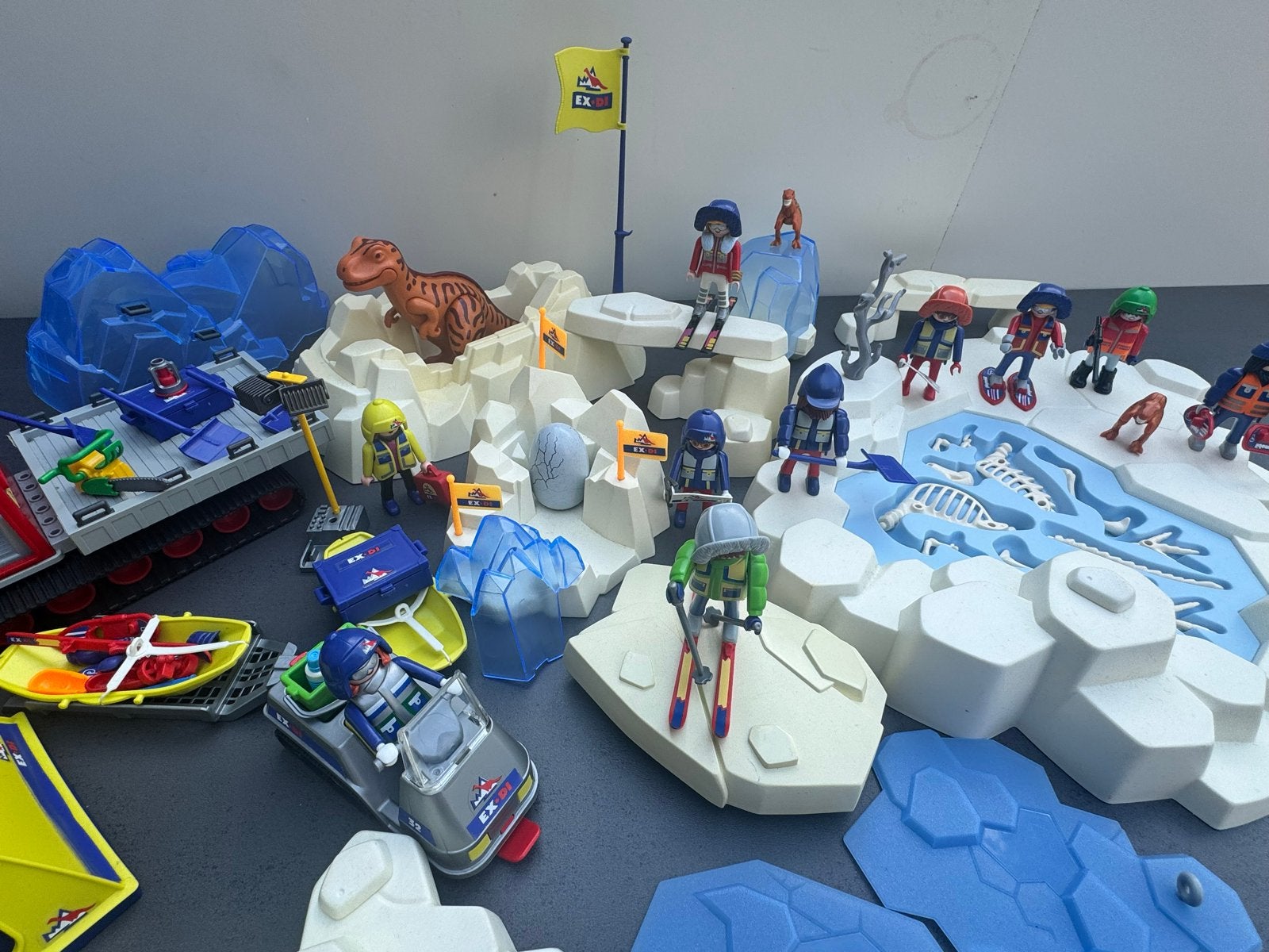 Playmobil Expeditie Noordpool Dino dinosaurus Jurasic World, Gebruikt, Complete set, Overige typen, Ophalen of Verzenden