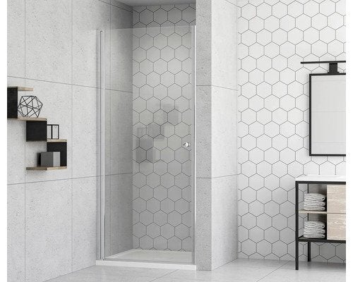 2 Modena douchedeuren 90  195 cm – chroom, Huis en Inrichting, Ophalen, Gebruikt