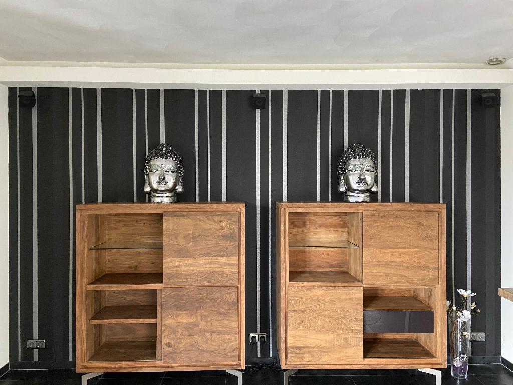 2 prachtige Henders en Hazel kasten met verlichting, Ophalen, Glas, Zo goed als nieuw, Minder dan 100 cm