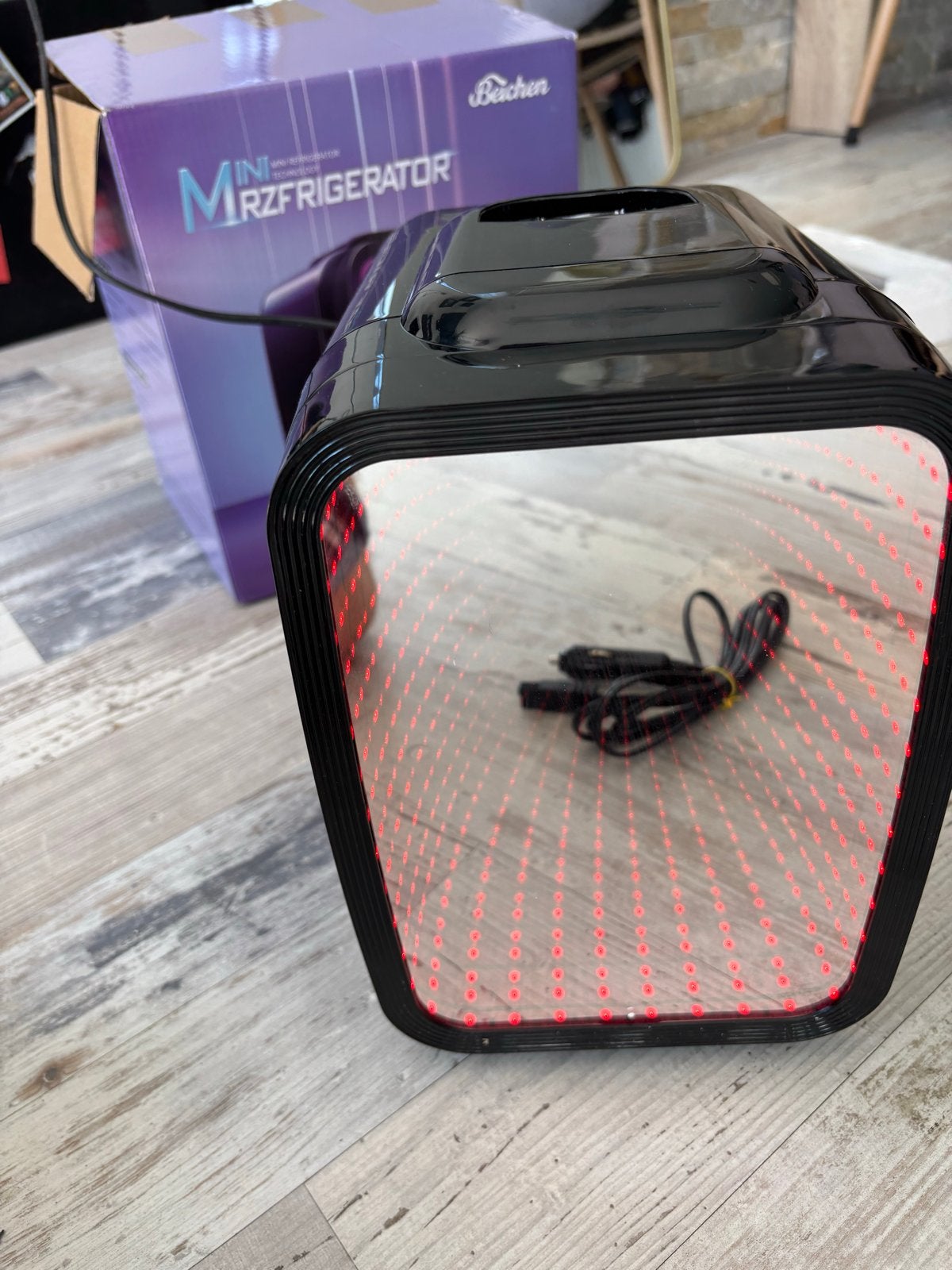 BEICHEN Mini Koelkast – 4L met RGB-licht, Zonder vriesvak, Nieuw, Ophalen of Verzenden, Minder dan 75 liter