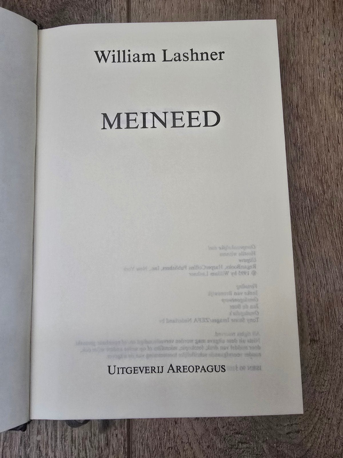 Te koop nieuw boek "Meineed", schrijver William Lashner., Ophalen of Verzenden, Nieuw, William Lashner