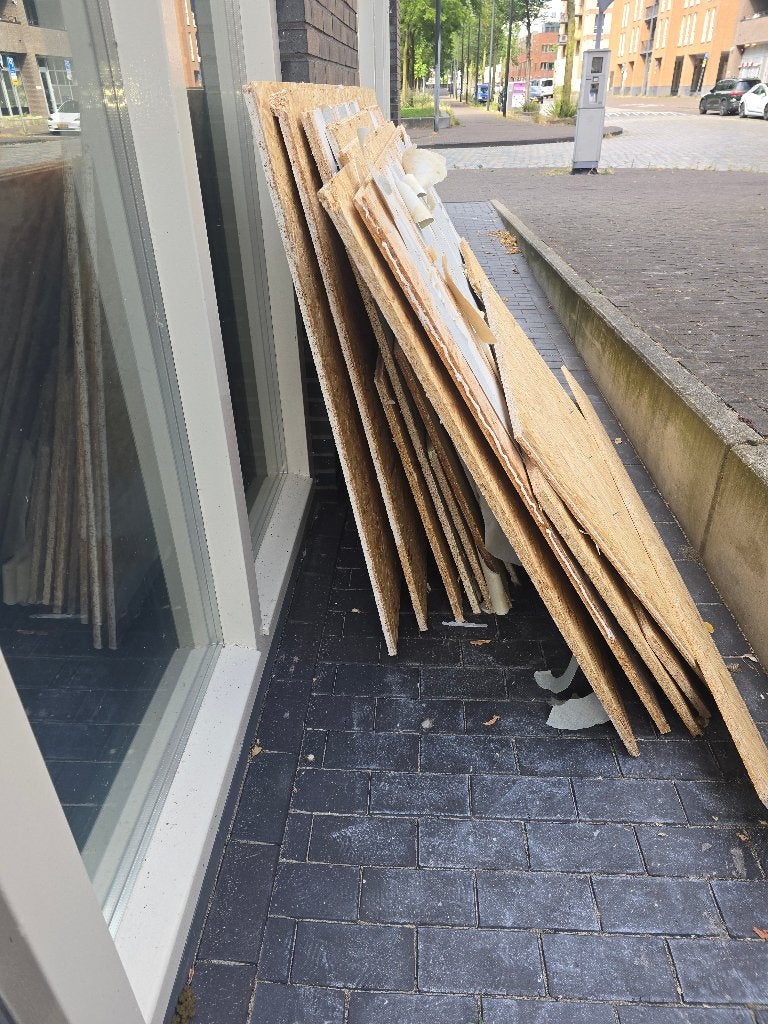 Gratis OSB platen ophalen., Doe-het-zelf en Verbouw, Platen en Panelen, Gebruikt, Hout, 20 tot 50 mm, Ophalen