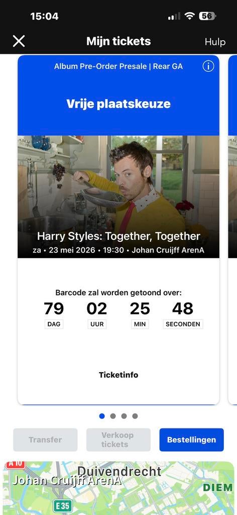Tickets Harry Styles, Tickets en Kaartjes, Twee personen, Ticket of Toegangskaart