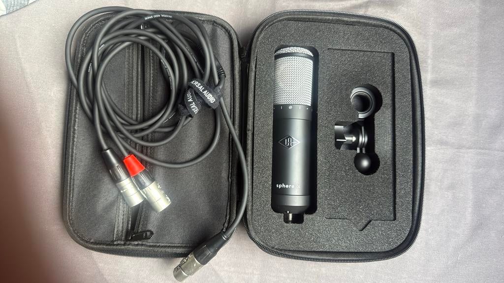 Universal audio sphere lx modeling microfoon zwart mic uad, Ophalen, Zo goed als nieuw, Overige typen