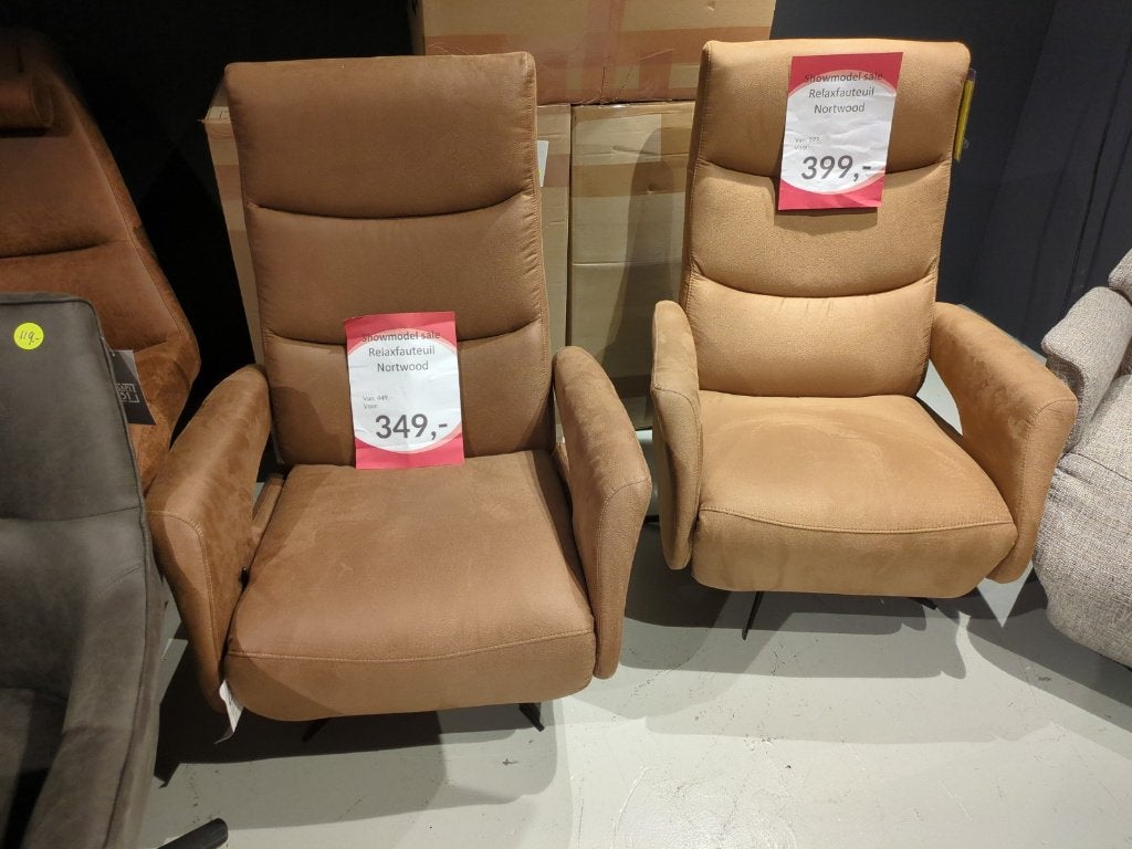LAATSTE RELAXFAUTEUILS NU STERK VERLAAGD IN PRIJS, Huis en Inrichting, Fauteuils, Ophalen, MODERN, Overige materialen, Nieuw