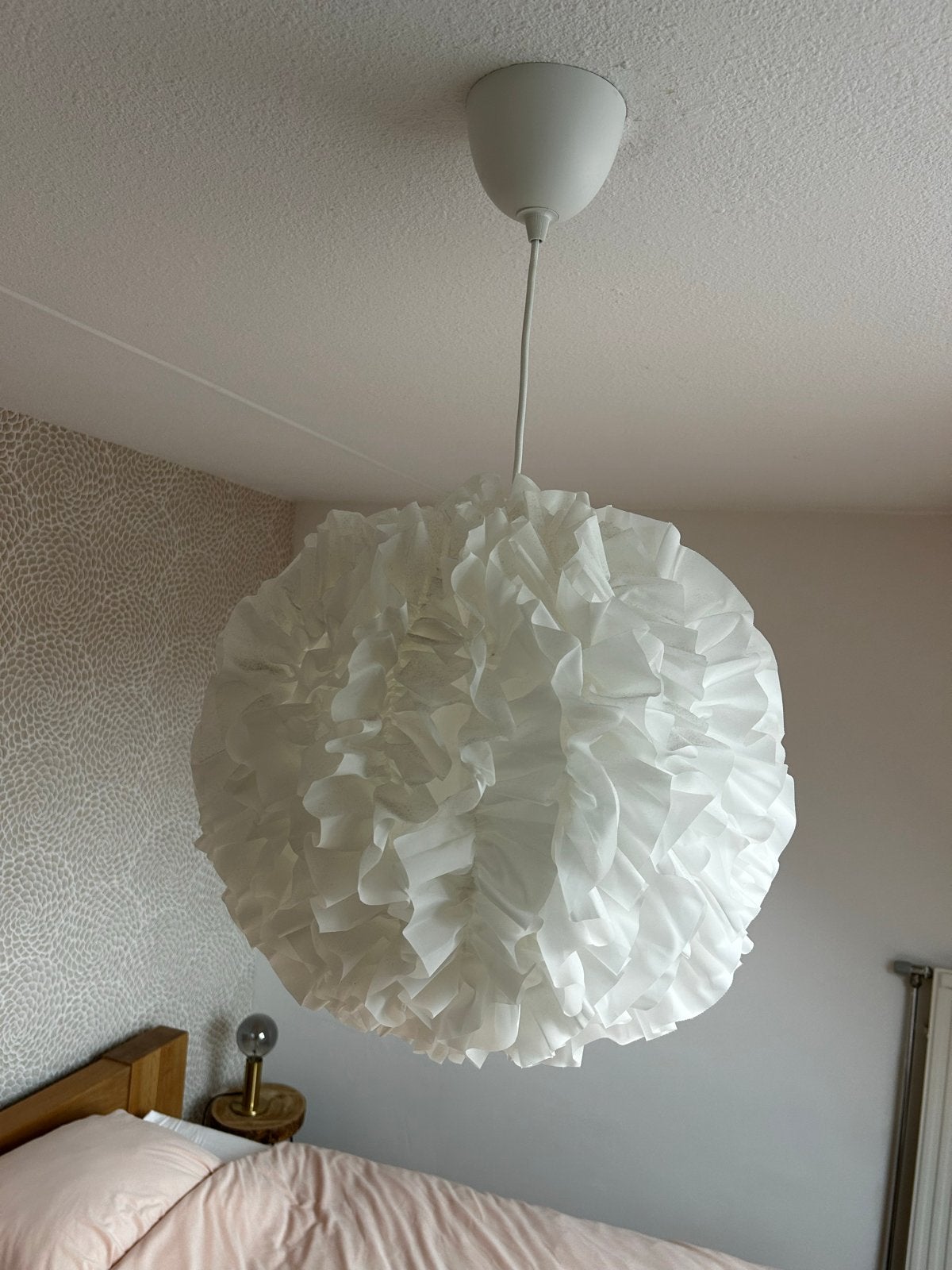 IKEA VINDKAST hanglamp - Witte wolk lamp, Ophalen, Gebruikt, Kunststof, E27 (groot)