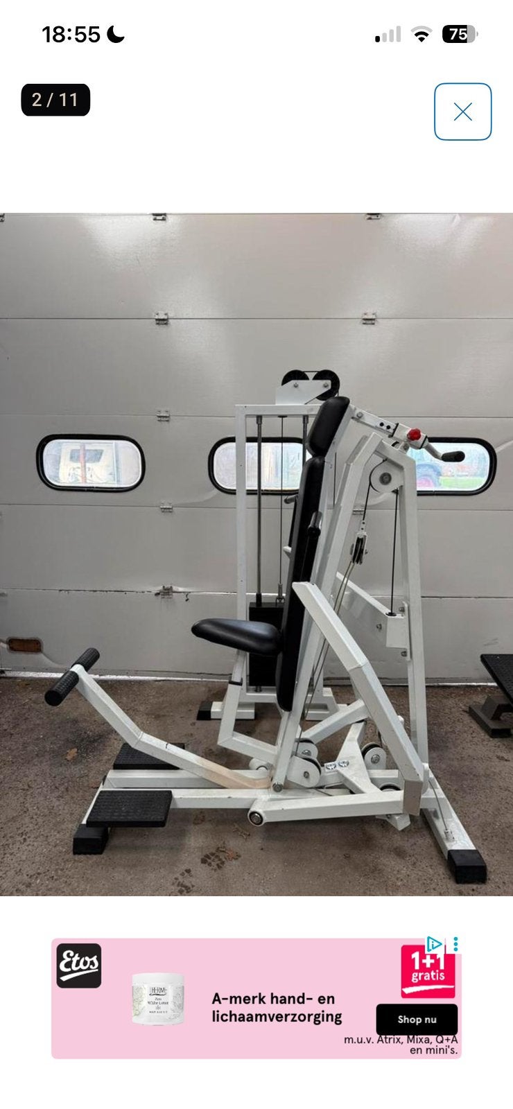 Panatta Convergent Chestpress / Brustpresse / Chest, Ophalen, Benen, Gebruikt, -