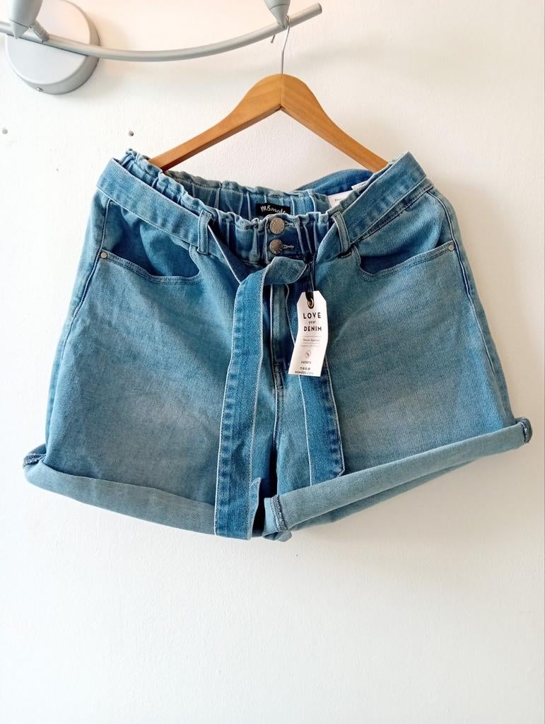 Ms Mode Denim Short 3XL/46, Kleding | Dames, Broeken en Pantalons, Kort, Blauw, Maat 46/48 (XL) of groter, Nieuw