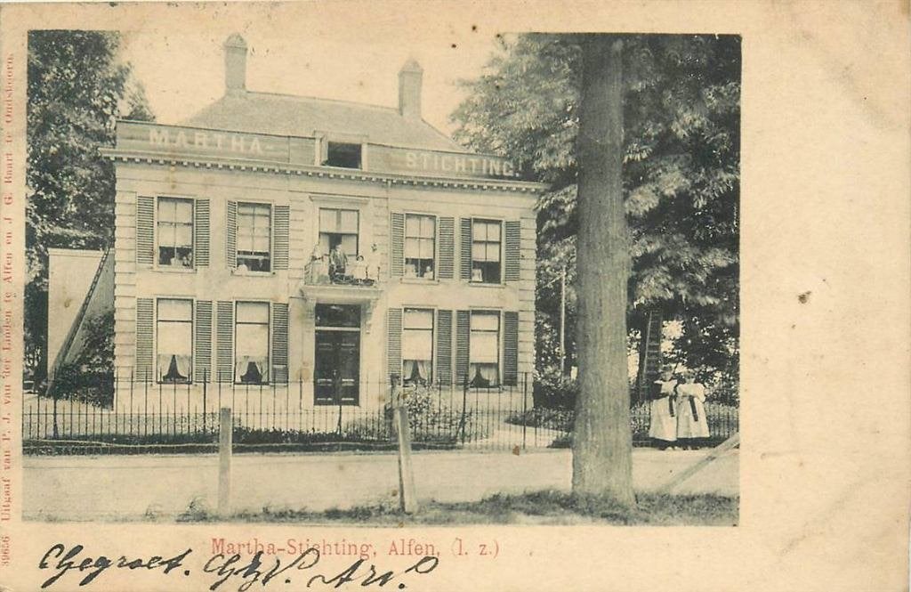 388-162-035 Alphen Martha Stichting, Verzenden, Voor 1920, Zuid-Holland