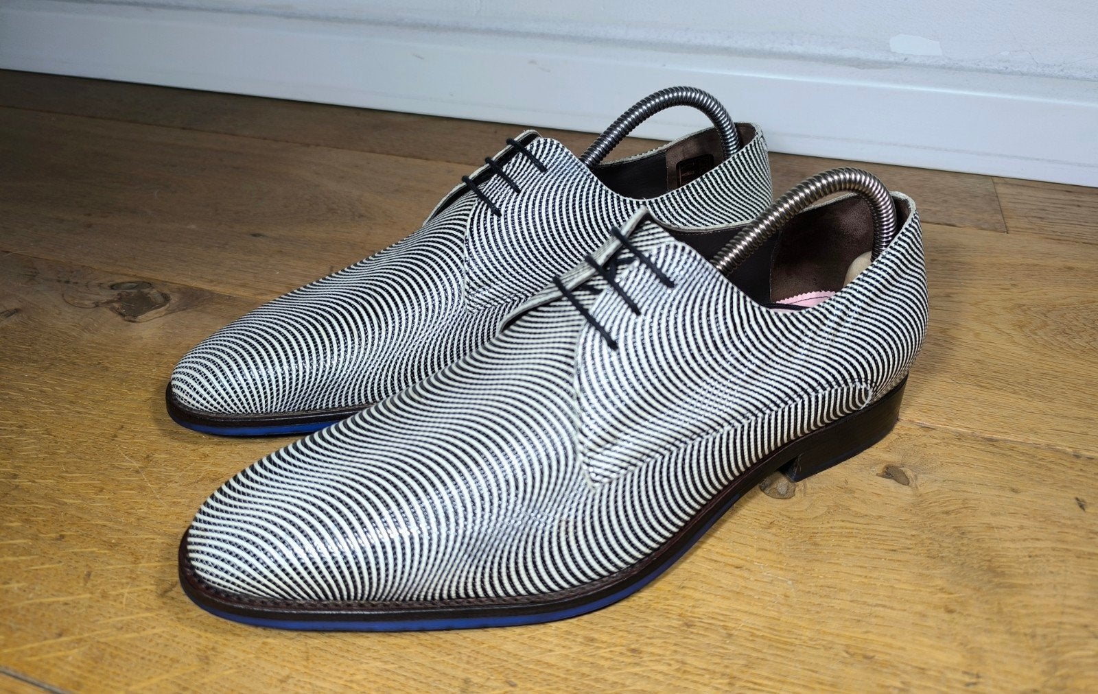 Floris van Bommel herenschoenen maat 7,5 / 41,5, Kleding | Heren, Schoenen, Ophalen, Zwart, Floris van Bommel, Zo goed als nieuw