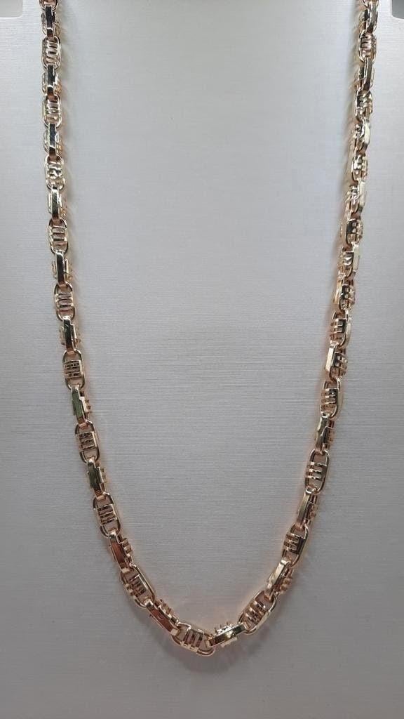 gouden fantasie ketting 14kt