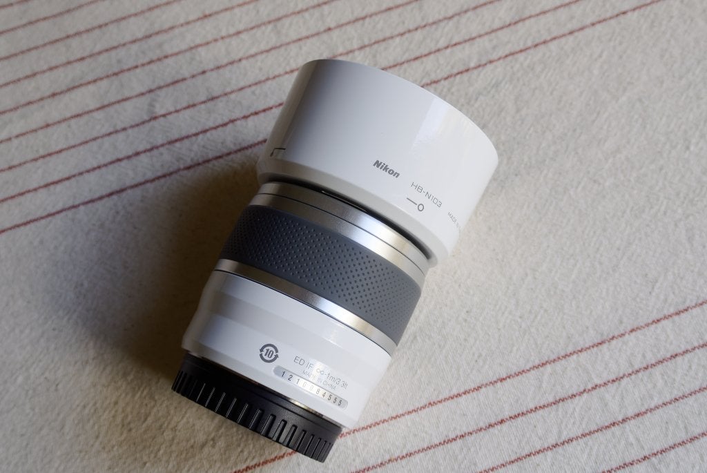 Nikon 1 NIKKOR VR 30-110mm f/3.8-5.6 + zonnekap, Autofocus, Gebruikt, Nikon, Telelens