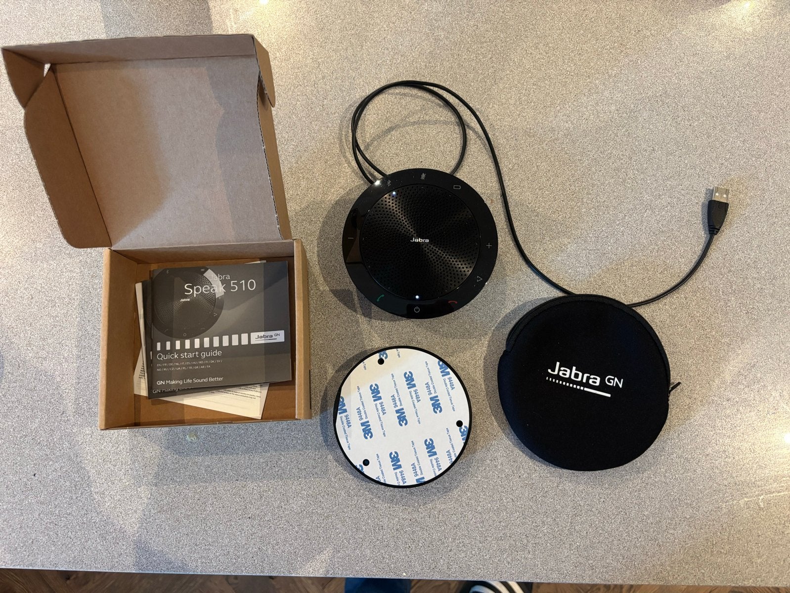 Jabra Speak 510 vergaderspeaker, Audio, Tv en Foto, Luidsprekers, Zo goed als nieuw, Draagbare speaker, Minder dan 60 watt, Overige merken