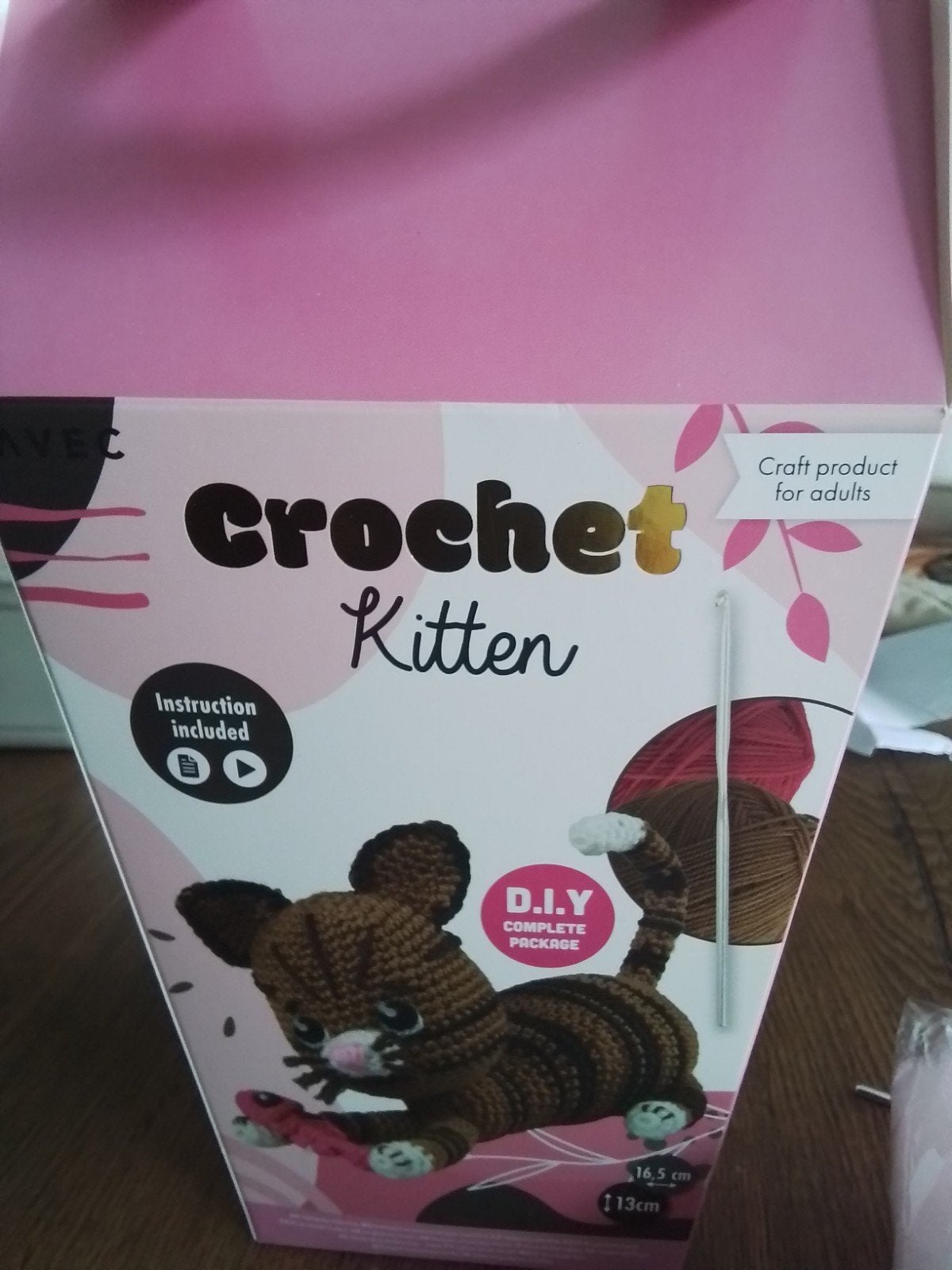 pakket om een kat te haken, Ophalen of Verzenden, Zo goed als nieuw, Haken, Overige typen