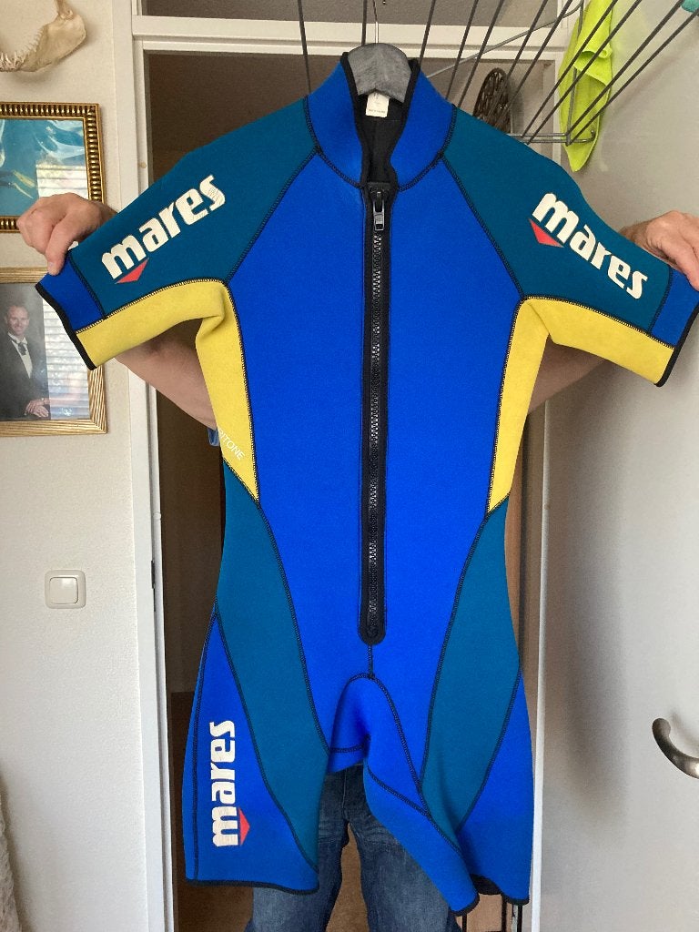 Mares duikpak heren shorty, Watersport en Boten, Duiken, Ophalen, Gebruikt, Duikpak