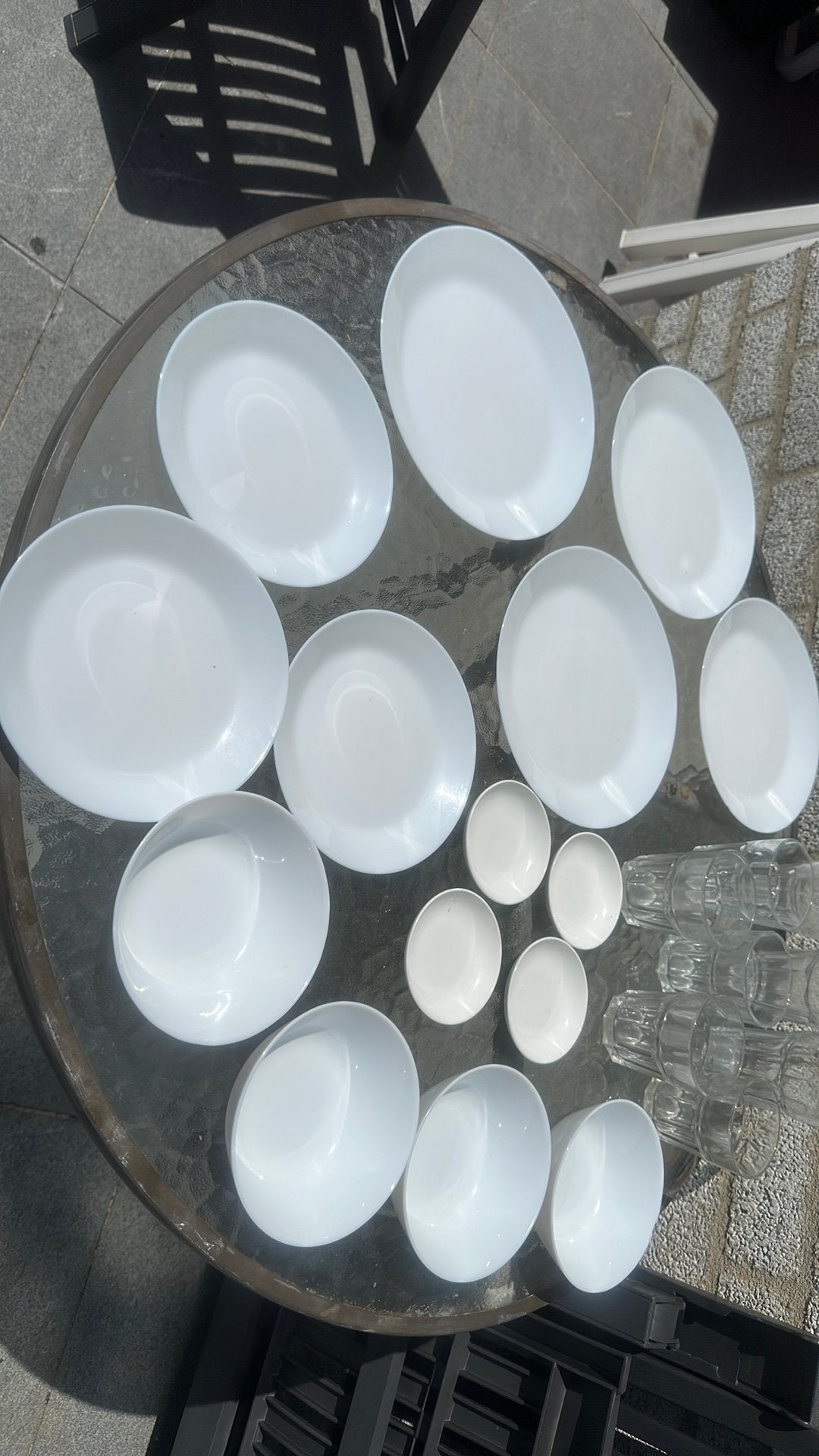 Serviesgoed, Huis en Inrichting, Keuken | Servies, Ophalen, Glas, Overige stijlen, Schaal of Schalen