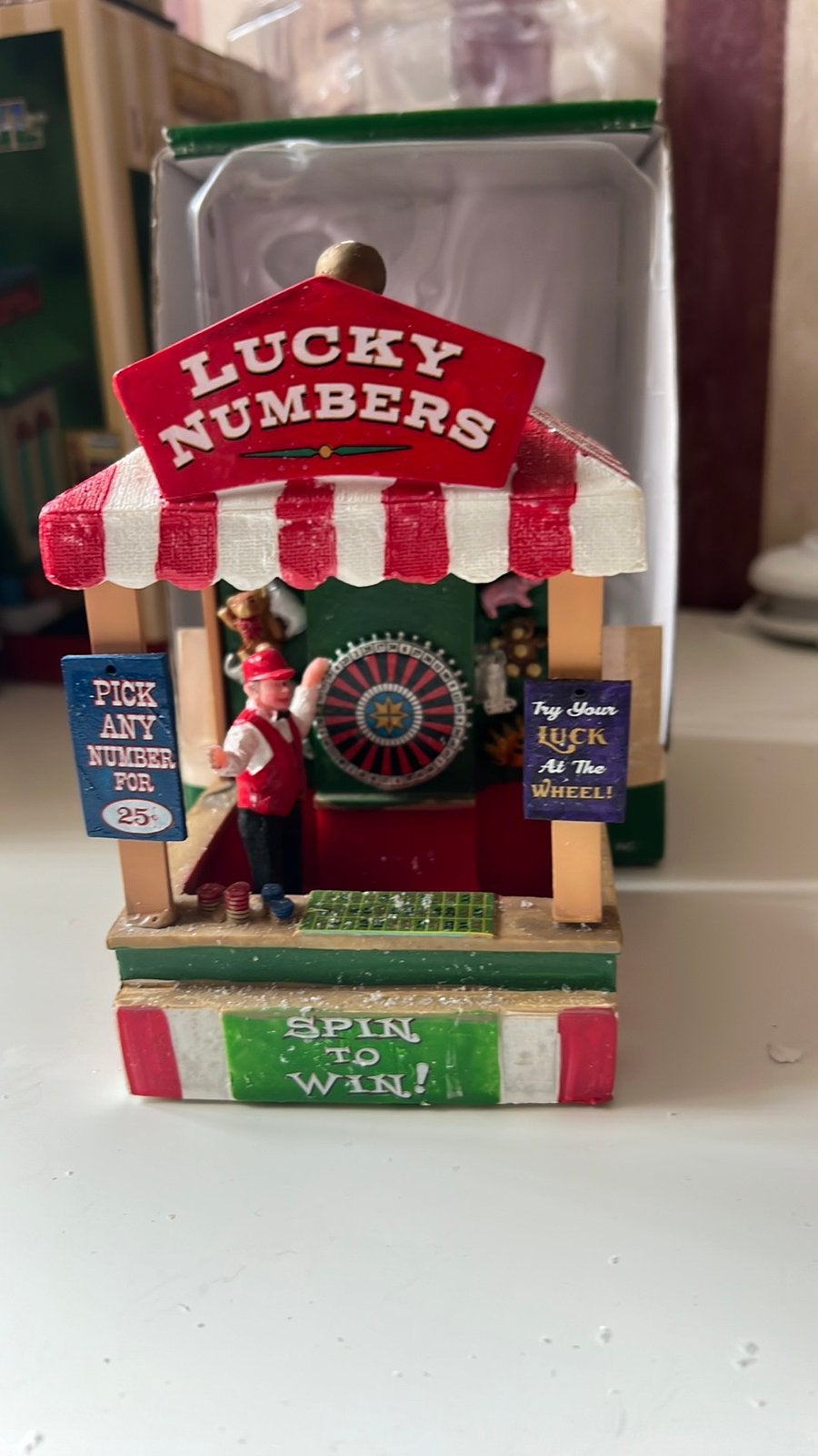 Lemax lucky nummer en strong arm, Diversen, Ophalen, Gebruikt