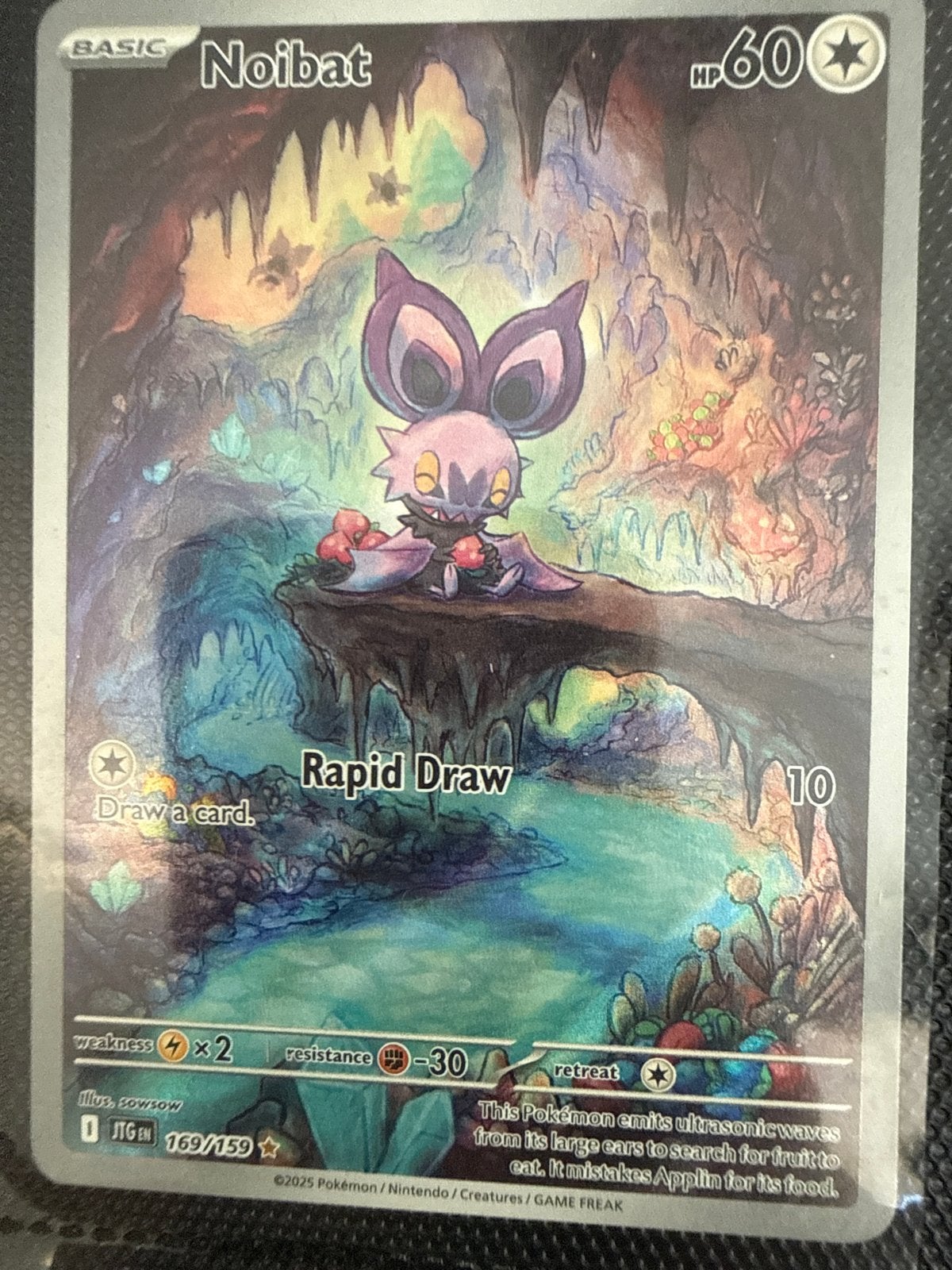 Noibat 169/159 - Pokémon Kaart - Obsidian Flames, Ophalen of Verzenden, Zo goed als nieuw, Losse kaart