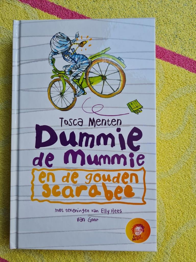 Dummie de Mummie en de gouden scarabee, Ophalen of Verzenden, Zo goed als nieuw, Tosca Menten, Fictie