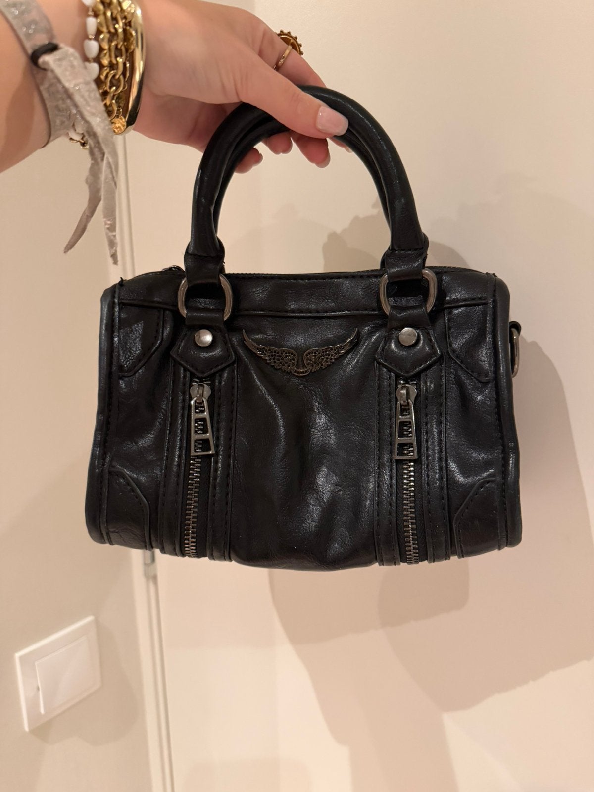 Zadig & voltaire tas, Ophalen of Verzenden, Zo goed als nieuw, Zwart, Schoudertasje