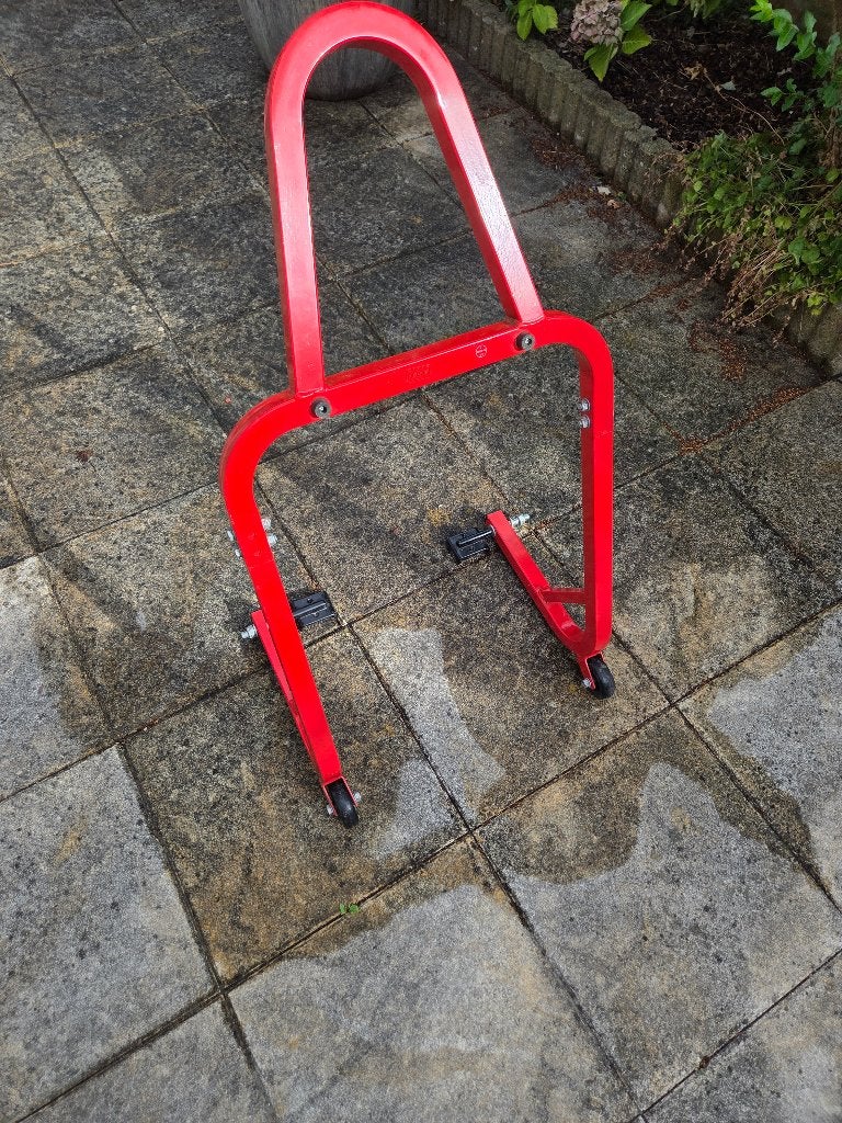 Paddock standaard, Ophalen, Gebruikt