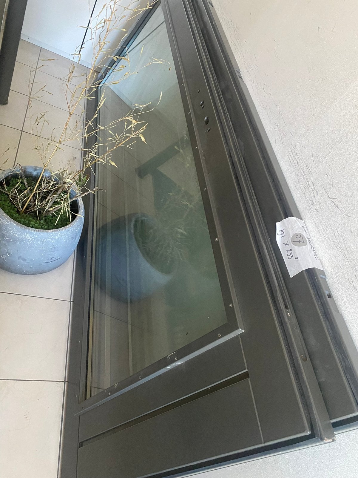 Weekamp terras deuren nieuw, Doe-het-zelf en Verbouw, Glas en Ramen, Ophalen, Zo goed als nieuw, Glasplaat, 160 cm of meer