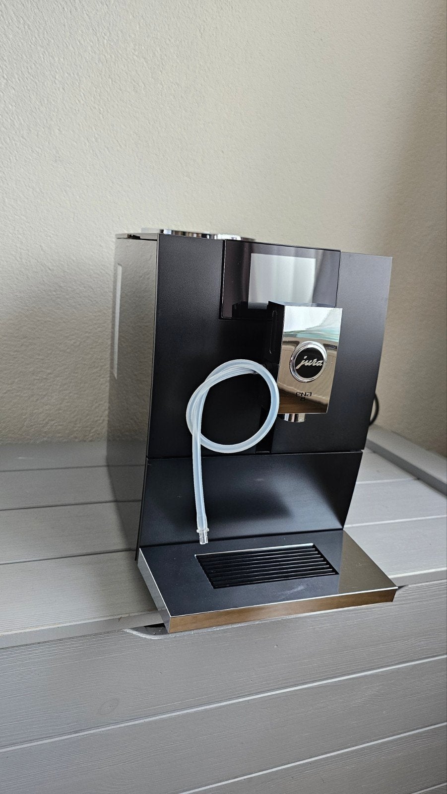 Nette jura ENA8 - full metropolitan black - refurbished, Witgoed en Apparatuur, Koffiezetapparaten, Gemalen koffie, Ophalen of Verzenden