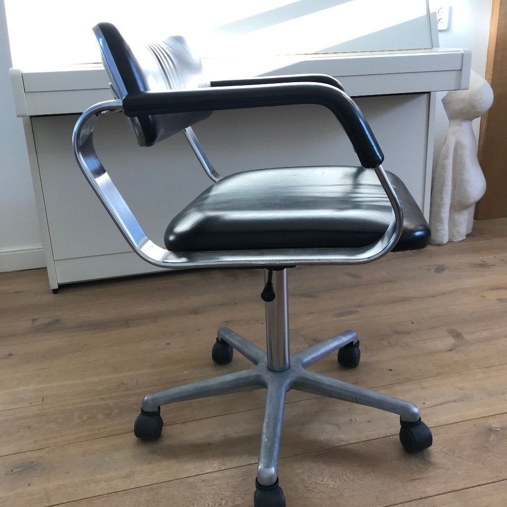 Bureaustoel Eero Aarnio Silver Collection vintage stoel, Ophalen, Gebruikt, Zwart, Nvt