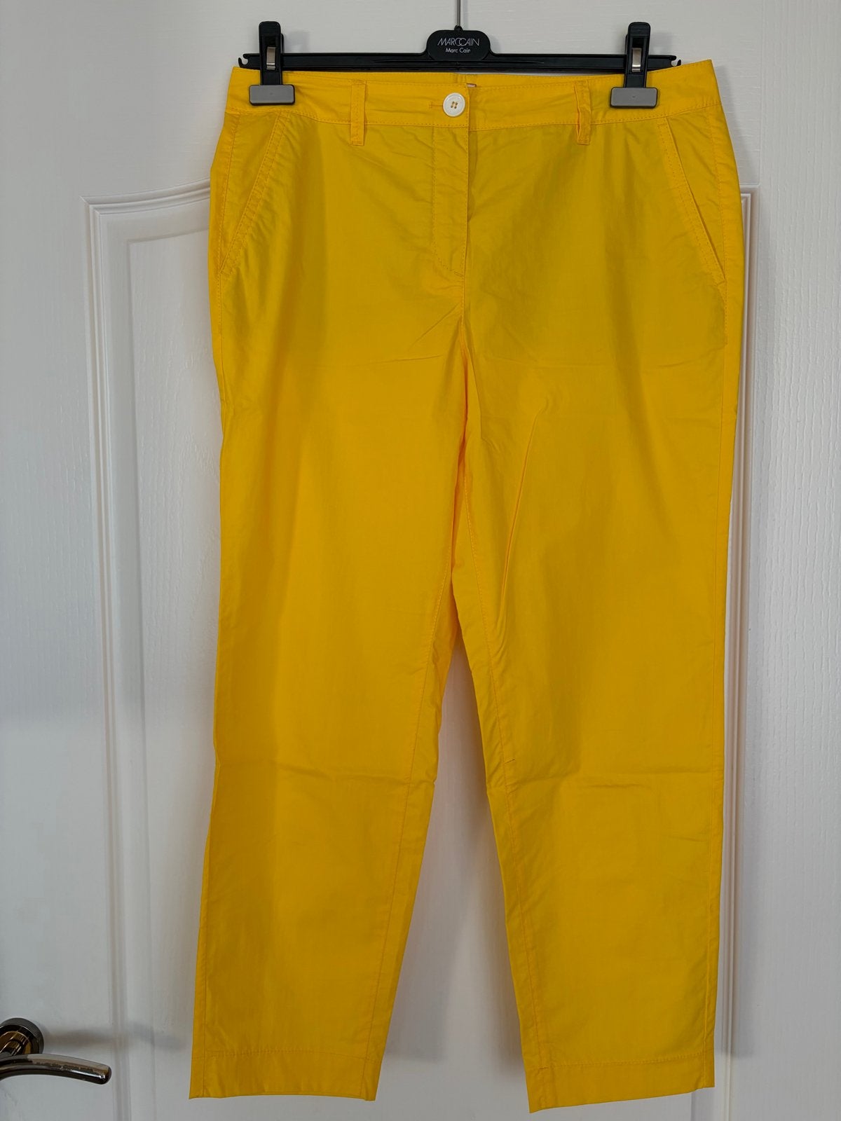 Gele broek van Marccain, Maat 38/40 (M), Geel, Ophalen of Verzenden, Zo goed als nieuw