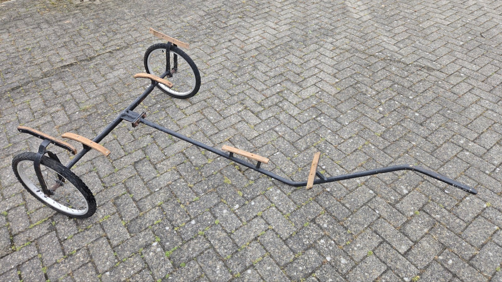 Waltrailer - fiets/handtrailer - trolley Optimist! One-off., Ophalen
