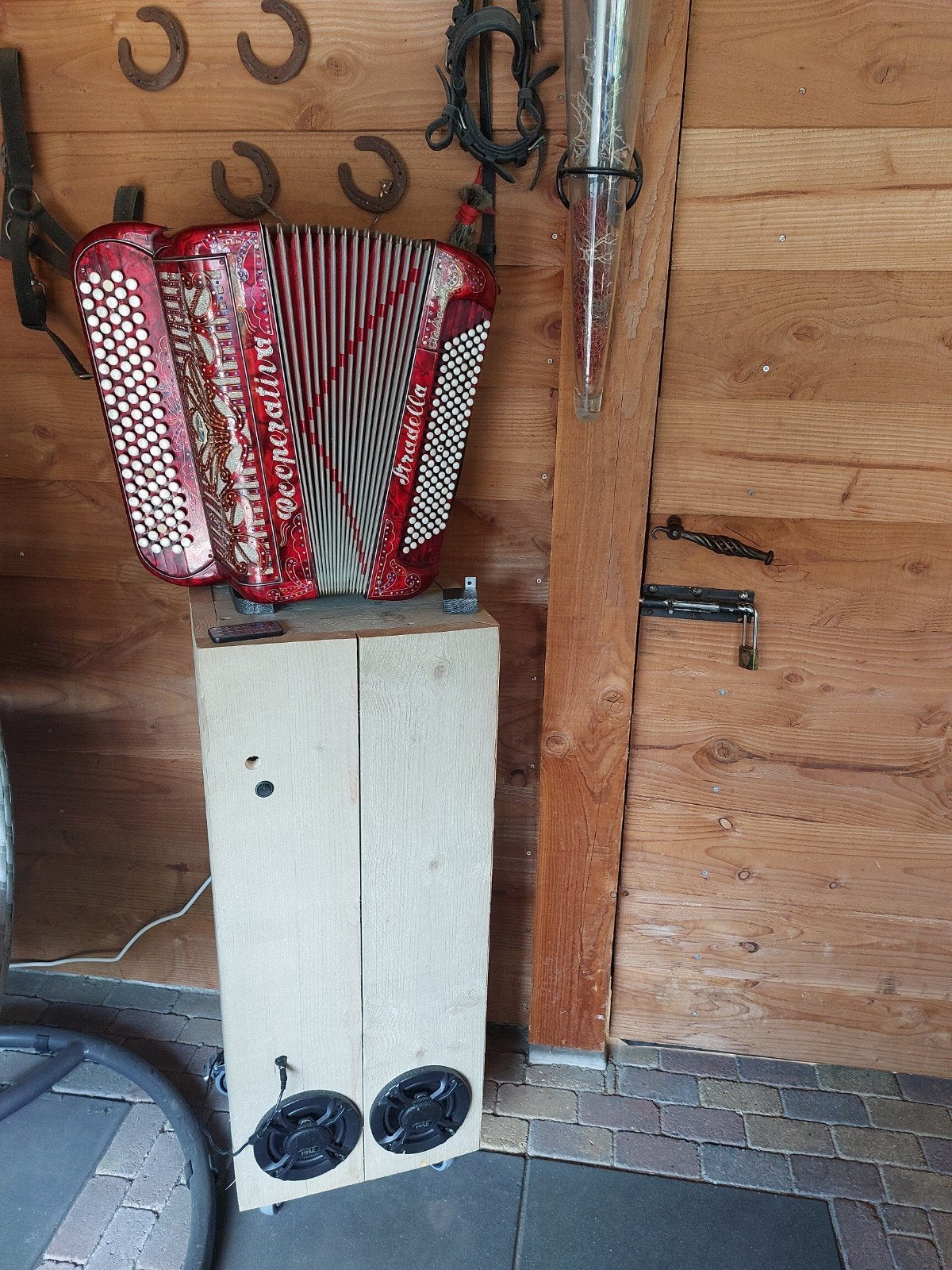 zelf spelend accordion, Ophalen, Gebruikt
