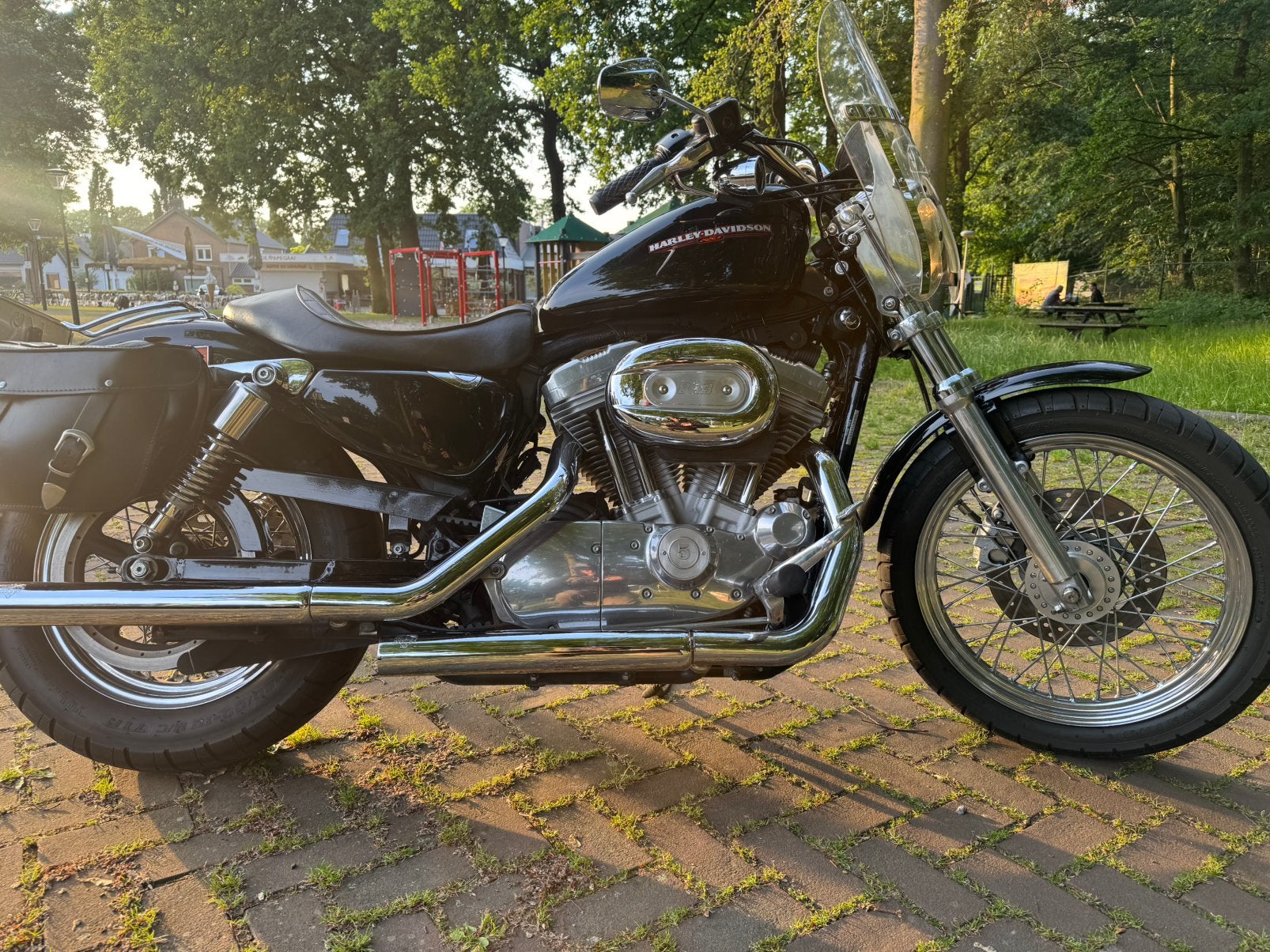 Harley Davidson Sportster 883 XL 2007, Sportuitlaat, Chopper, Gebruikt, Particulier
