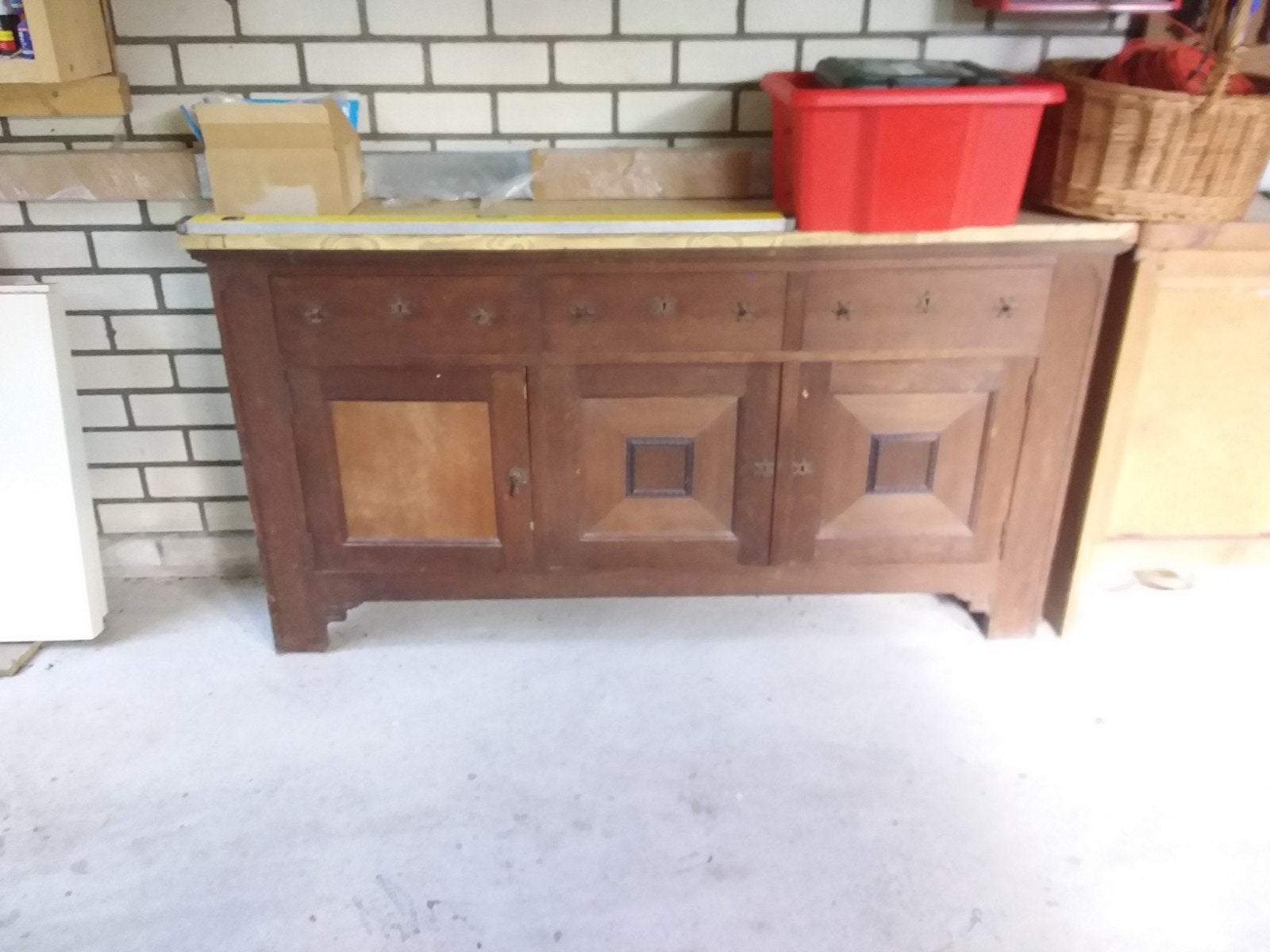 Kasten, planken, Ophalen