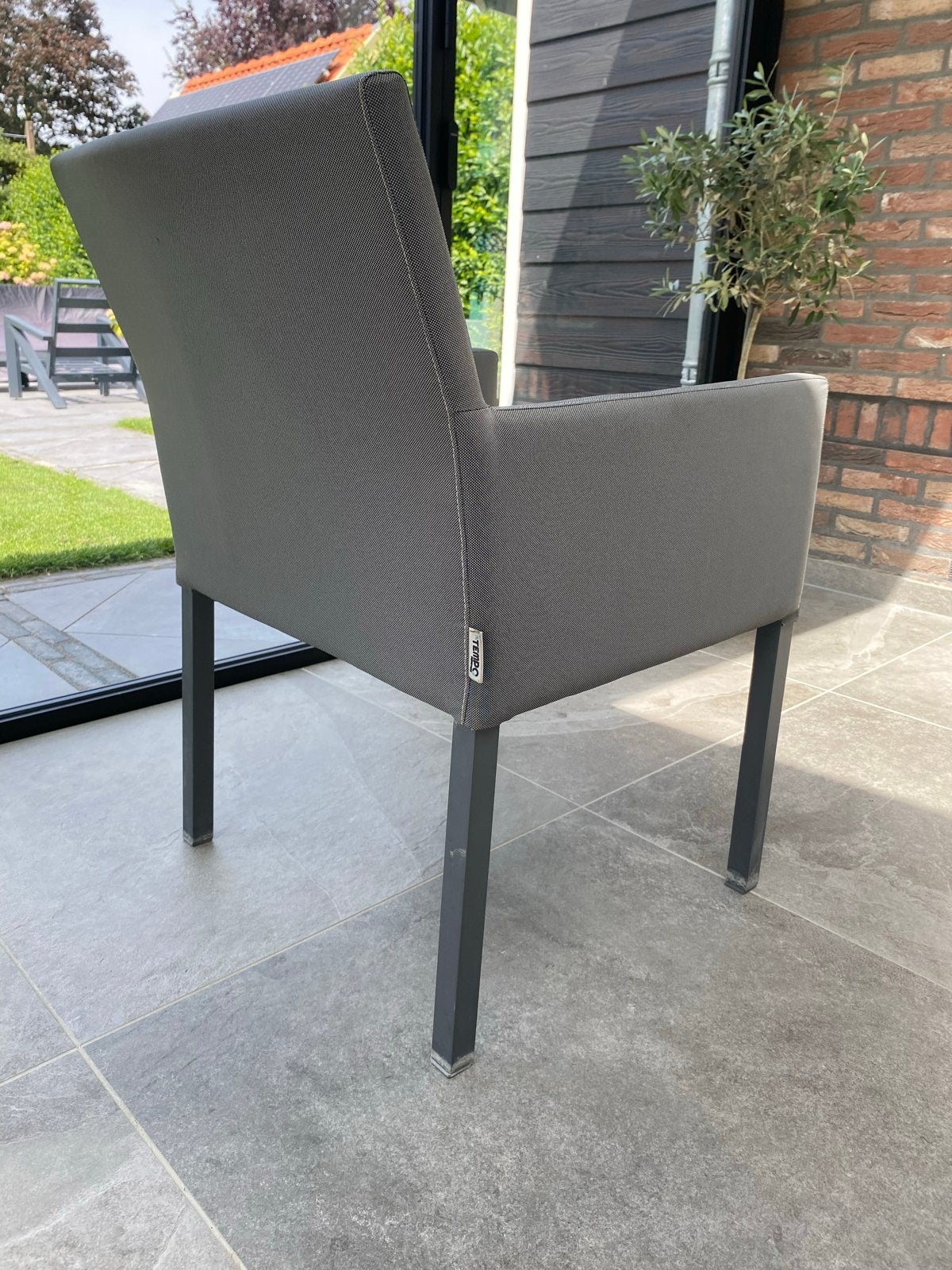 6 All-weather eetkamerstoelen voor buiten, Ophalen, Zo goed als nieuw, Overige materialen