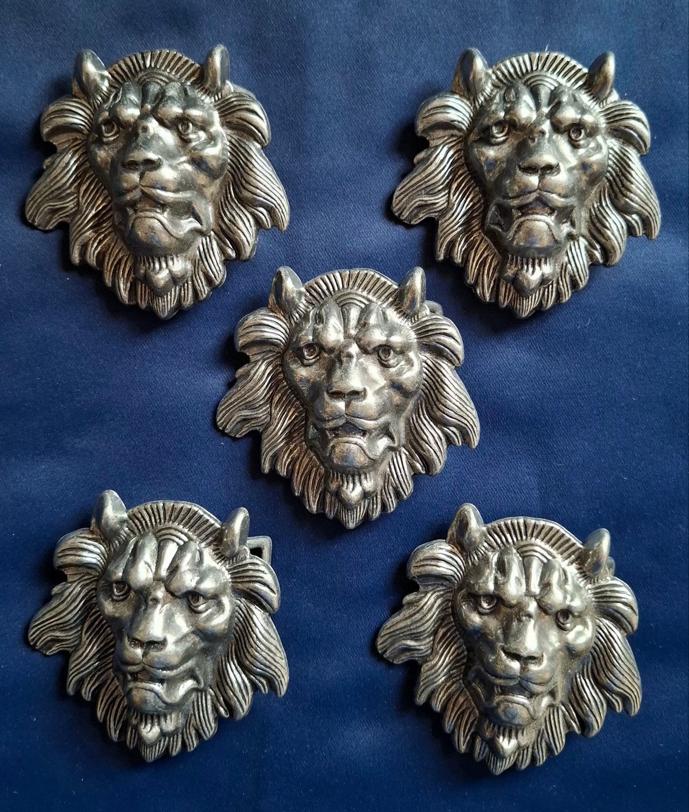12x Riemgesp Leeuwenkop (Zilver/Fantasy) / nieuw, Ophalen of Verzenden, Nieuw