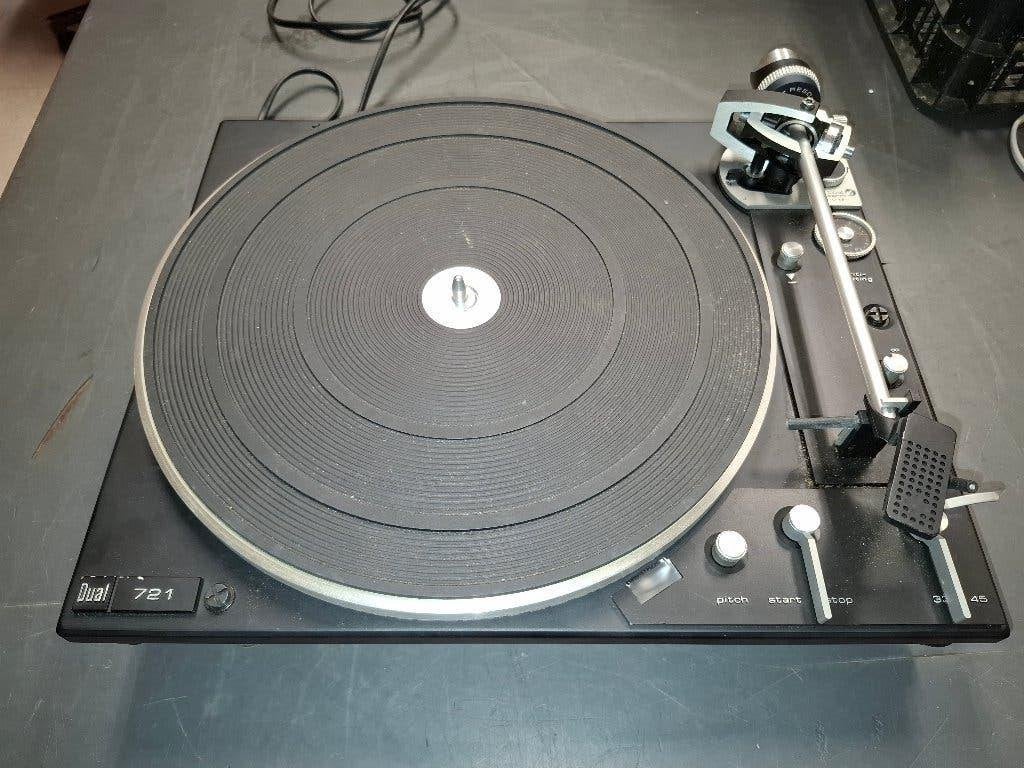 Dual 721 met EDS 1000-2 motor, Ophalen of Verzenden, Gebruikt, Draaitafel, Overige merken