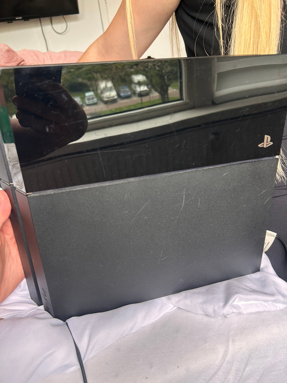 Ps4 met 2 controles en een headset, Spelcomputers en Games, Ophalen of Verzenden, Zo goed als nieuw, Met 2 controllers, Original
